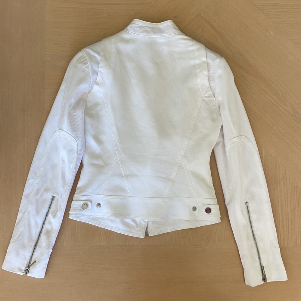 White Biker Jacket - image 5